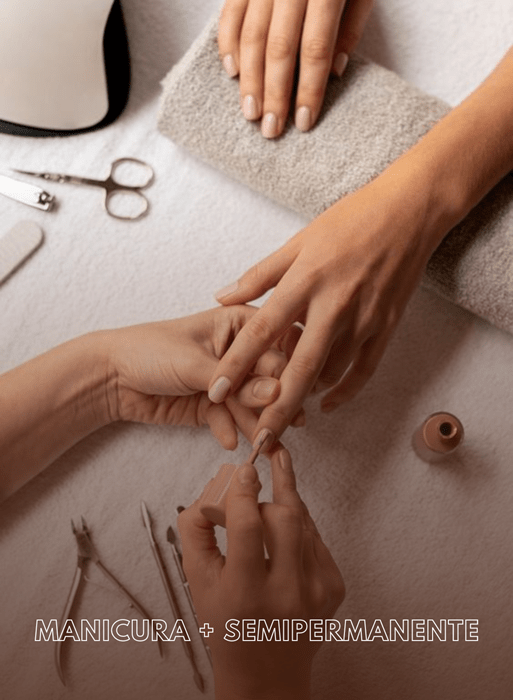 manicura + semipermanente